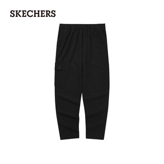 斯凯奇（Skechers）男子休闲长裤L224M036 碳黑/0018 XL