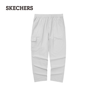 斯凯奇（Skechers）男子休闲长裤L224M036 淡灰色/00PD M