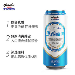 tianhu 天湖啤酒 9度原酿啤酒500ml*1听