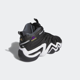 adidas CRAZY 8 J经典篮球运动鞋男大童阿迪达斯三叶草ID6189 黑 36.5(225mm)