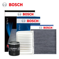 BOSCH 博世 三滤套装空调滤芯+空气滤芯+机油滤芯/滤清器(适用于丰田卡罗拉/雷凌/逸致/威驰/RAV4/NX200)