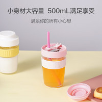 LOCK&LOCK; LLG963PIK 玻璃杯 500ml 粉色