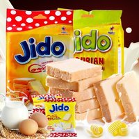 Jido 越南进口 Jido鸡蛋面包干牛奶味300g*3袋 早餐办公室零食 原味 900g （300g/袋）