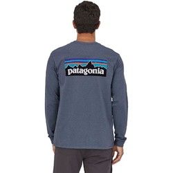 Patagonia 巴塔哥尼亚 男士长袖 Logo休闲 T 恤