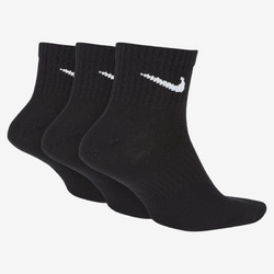 NIKE 耐克 男女袜Dri-FIT速干运动训练3双装袜子SX7677-010