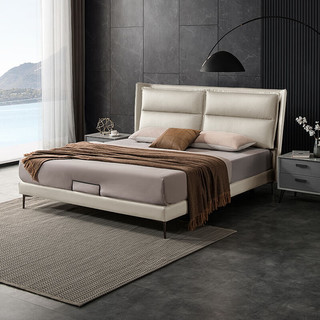 KUKa 顾家家居 现代科技布床双人床DS2909B常规款1.8 不支持延期发货