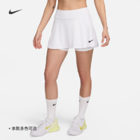 NIKE 耐克 官方DRI-FIT女子速干网球半身裙环保针织休闲拼接DH9553