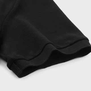 范思哲Versace Jeans Couture男装24春夏男士SEASONAL印花POLO衫 黑色L L(185/96B) BLACK-899黑色