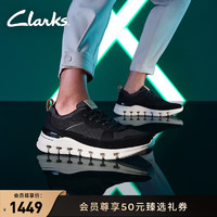 Clarks其乐小峡谷系列女鞋24跑鞋潮流舒适透气轻量缓震运动鞋 黑色 261764064 37