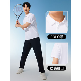热风（Hotwind）短袖t恤男2024年夏季男士运动休闲吸湿排汗透气凉感POLO 27深兰 XL