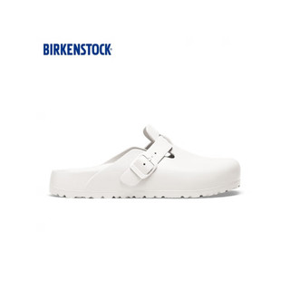 BIRKENSTOCK勃肯软木拖鞋时尚轻便男女同款包头拖鞋EVA-BOSTON系列 白色窄版127133 46