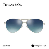 Tiffany&Co. TIFFANY/蒂芙尼钻石镶嵌飞行员女太阳墨镜0TF349B