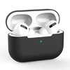 优亚勒 苹果airpods pro蓝牙耳机保护软套防摔防滑防水防指纹液态硅胶可充电软壳适用于Air PodsPro2 AirPodsPro2【神秘黑】 通用