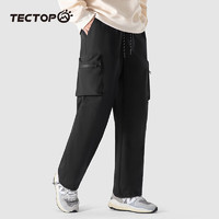 探拓（TECTOP）工装裤子春秋季宽松休闲裤士户外直筒长裤 