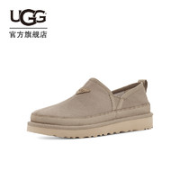 UGG 夏季男士时尚舒适套脚纯色慵懒一脚蹬休闲单鞋帆布鞋 1118512