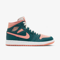 NIKE 耐克 官方正品AIR JORDAN 1 女子高帮运动篮球鞋BQ6472-308