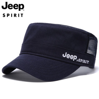 吉普（JEEP）帽子男士棒球帽时尚百搭鸭舌帽旅游出行休闲户外平顶帽A0182 黑色