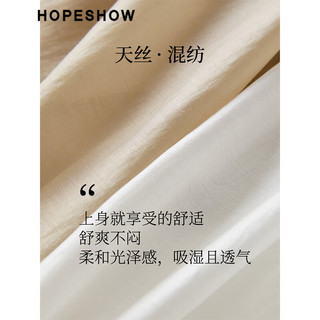 HOPESHOW 红袖 女士蕾丝衫/雪纺衫