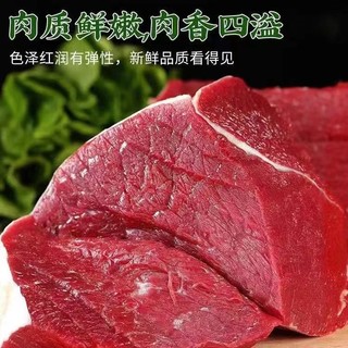 OEMG牛腿肉新鲜现杀冷冻原切黄牛农家散养生鲜火锅食材生牛肉减脂 甄选牛腿肉 5斤 装