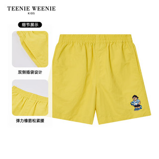 Teenie Weenie Kids小熊童装24夏季男童舒适百搭耐磨透气短裤 藏青色 110cm