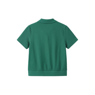 AIGLE艾高2024春夏UPF40+防紫外线DFT速干吸湿POLO短袖T恤女 石刁绿 AT445 XL(175/96A)