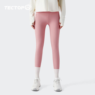 探拓（TECTOP）探拓（TECTOP）裤瑜伽裤女春夏季修身显瘦跑步瑜伽服 贝壳粉 2XL
