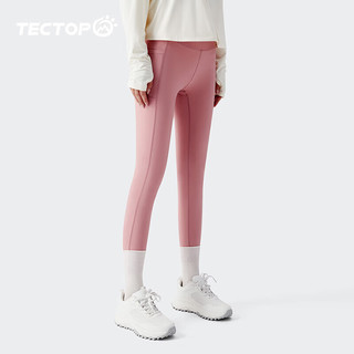 探拓（TECTOP）探拓（TECTOP）裤瑜伽裤女春夏季修身显瘦跑步瑜伽服 贝壳粉 2XL
