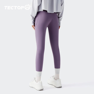 探拓（TECTOP）探拓（TECTOP）裤瑜伽裤女春夏季修身显瘦跑步瑜伽服 晚霞紫 S