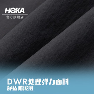 HOKA ONE ONE女款夏季户外休闲运动短裤 OUTDOOR SHORTS 直筒百搭 黑色 S