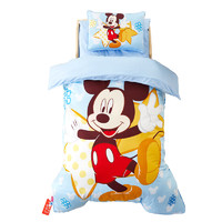 Disney 迪士尼 幼儿园纯棉被子三件套儿童被褥午睡被套入园床上用品六件套