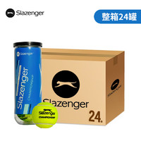 Slazenger 史莱辛格 网球整箱温网比赛3/4粒铁罐胶罐比赛用球施莱辛格豹子球筒装新货 三粒 胶罐整箱 24筒