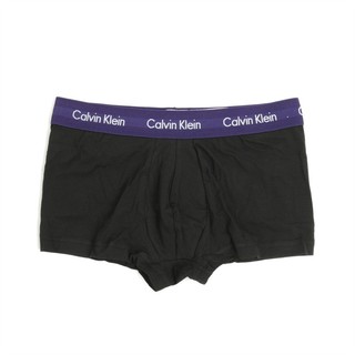 Calvin Klein/CK 卡尔文克雷恩 3件装男士平角裤四角内裤 U2664G 黑色 1 M