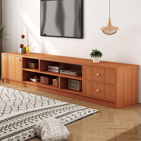 Lebashi 乐巴士 电视柜现代简约客厅卧室电视机柜小户型家用地柜 荐160CM古檀木色 组装