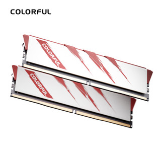 七彩虹(Colorful) 32GB(16Gx2)DDR5 5600 台式机内存条 马甲条 战斧·赤焰系列 白色款