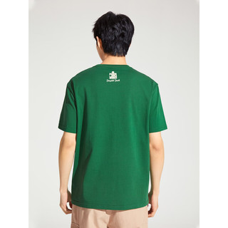 热风（Hotwind）短袖男2024年夏季男士米奇家族系列休闲宽松亲肤舒适T恤—DSN 07绿色 L