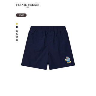 Teenie Weenie Kids小熊童装24夏季男童舒适百搭耐磨透气短裤 黄色 160cm