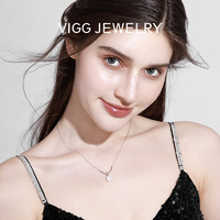 VIGG JEWELRY VIGG沧海遗珠项链女2024年高级感淡水珍珠毛衣链百搭感银饰锁骨链