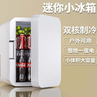 炫咔仕 移动mini小冰箱桌面宿舍用车载冰箱小型迷你冷藏冰柜盒yh 8L（双核）冷冻冷藏小巧便携