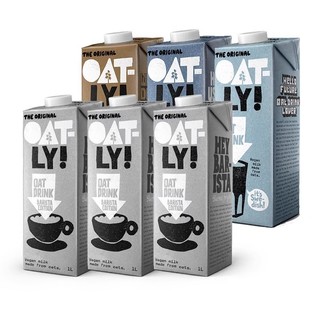 OATLY 噢麦力 燕麦奶咖啡大师早餐奶1L*6瓶植物奶无蔗糖谷物饮料