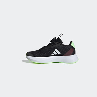 adidas DURAMO SL旋转按钮休闲网面运动鞋男小童阿迪达斯轻运动 黑色/白色/绿色 39码