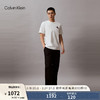 Calvin Klein Jeans24春夏男士简约刺绣抽绳腰纯棉直筒休闲长裤J325560 BEH-太空黑 S