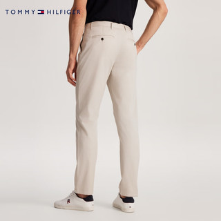 TOMMY HILFIGER【范丞丞同款套装礼盒】男1985POLO衫+弹力斜纹直筒休闲裤 米白色AEV【裤装】 32/32