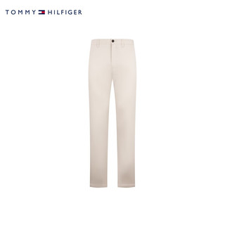 TOMMY HILFIGER【范丞丞同款套装礼盒】男1985POLO衫+弹力斜纹直筒休闲裤 米白色AEV【裤装】 32/32