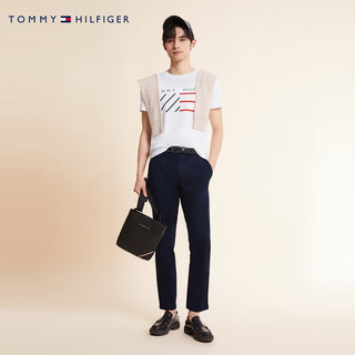 TOMMY HILFIGER【范丞丞同款套装礼盒】男1985POLO衫+弹力斜纹直筒休闲裤 藏青色DW5【裤装】 31/32