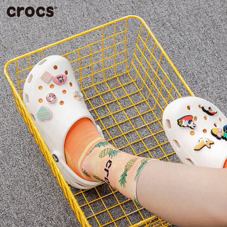 卡骆驰（crocs）男鞋女鞋鞋子2024春夏经典克骆格轻盈舒适涉水舒适休闲鞋 10001-100经典白/舒适时尚 38-39