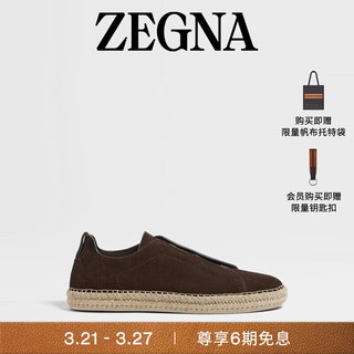 杰尼亚（Zegna）24春夏Triple Stitch™ 奢华休闲鞋LHCSR-S5970Z-TDM-5.5