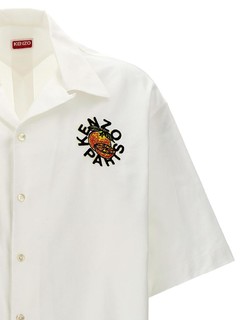 Kenzo Orange Shirt, Blouse White