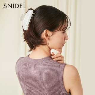 SNIDEL HOME2023秋冬新品气质简约鲨鱼夹仿珍珠发夹SHGG234210