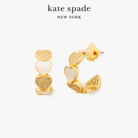 Kate Spade ks take heart 爱心元素耳钉耳环精致女