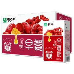 mengniu蒙牛早餐奶红枣口味250ml16包1箱